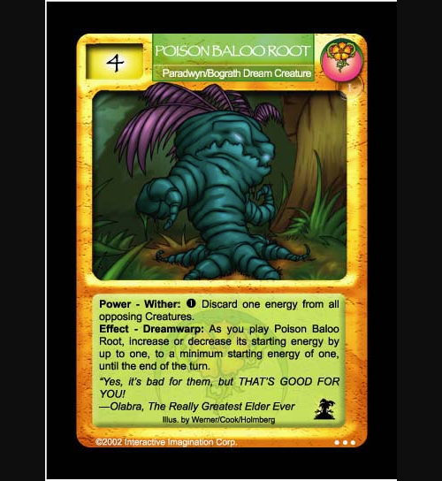 Poison Baloo Root - Paradwyn - Foil